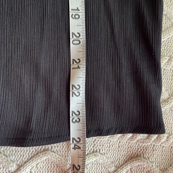 Nine West Polyester Short Sleeve Blouse Black Women’s Size Large - Picture 10 of 10